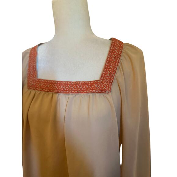 Flying Tomato Embroidered Boho Blouse, Size Medium - Picture 5 of 6